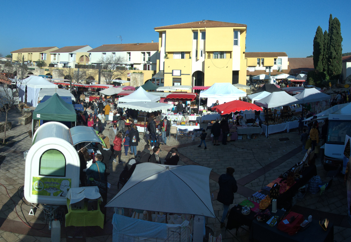 Noël 2017 à Prades-le-Lez : le marché